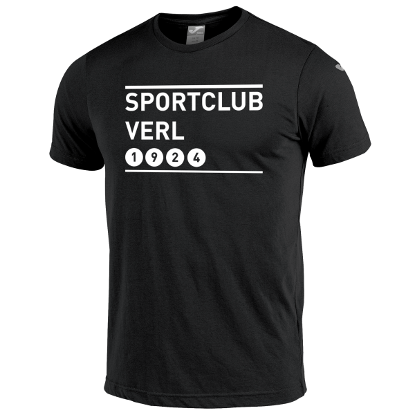 T-Shirt SPORTCLUB VERL 1924 schwarz